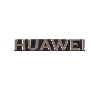Logo Huawei personnalisé Plaque de nom en acier inoxydable pour l'emballage de produits électroniques