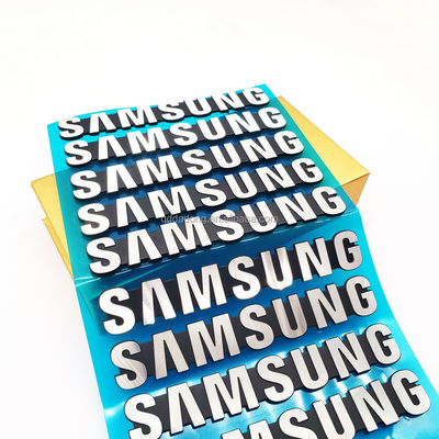 Étiquettes métalliques en aluminium respectueuses de l'environnement pour les équipements audio