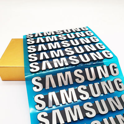 Étiquettes métalliques en aluminium respectueuses de l'environnement pour les équipements audio