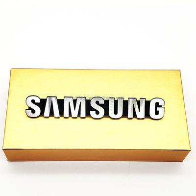 Étiquettes métalliques en aluminium respectueuses de l'environnement pour les équipements audio