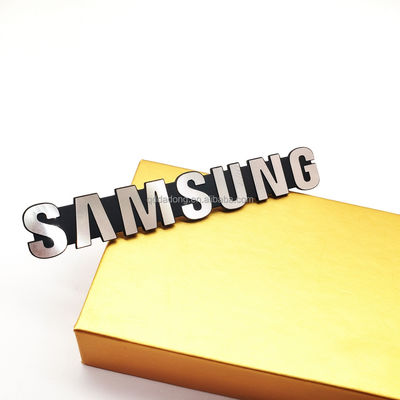 Étiquettes métalliques en aluminium respectueuses de l'environnement pour les équipements audio