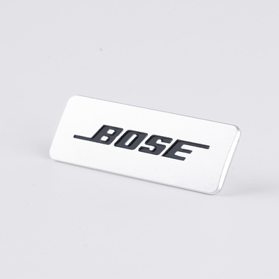 Logo électrique en nickel ultra-mince avec couleur personnalisée et garantie 100% QC ou test