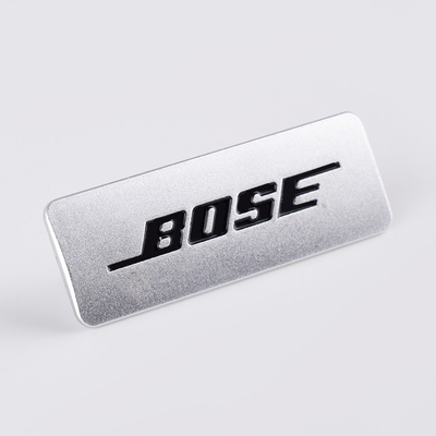 Logo électrique en nickel ultra-mince avec couleur personnalisée et garantie 100% QC ou test