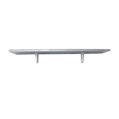 Logo métallique personnalisé avec poignée de produits en aluminium en forme personnalisée