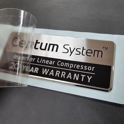 Personnalisation professionnelle des logos en aluminium métallique