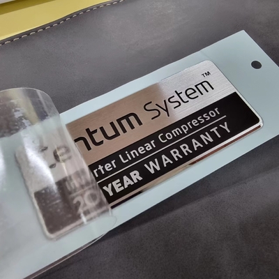 Personnalisation professionnelle des logos en aluminium métallique