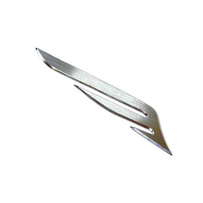 Logo personnalisé en métal d'aluminium pour les panneaux métalliques électroformés au nickel personnalisés