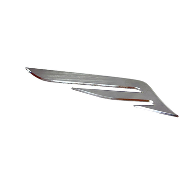 Logo personnalisé en métal d'aluminium pour les panneaux métalliques électroformés au nickel personnalisés