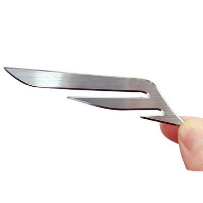Logo personnalisé en métal d'aluminium pour les panneaux métalliques électroformés au nickel personnalisés