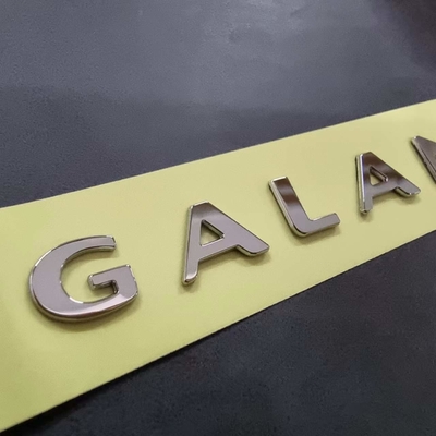 Logo métallique ultra-mince nickel personnalisé OEM pour appareils électroniques ménagers écologiques