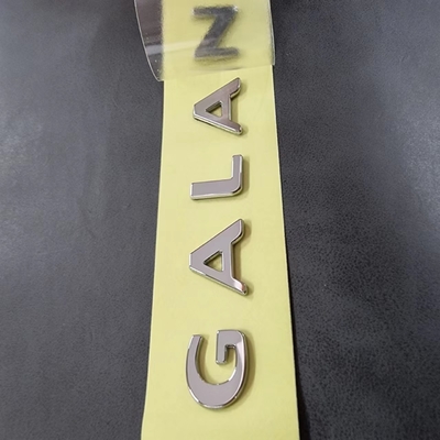 Logo métallique ultra-mince nickel personnalisé OEM pour appareils électroniques ménagers écologiques