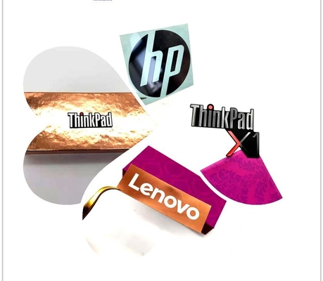 Logo du client Stickers en PET Fabrication professionnelle pour les logos d'ordinateurs ultra-minces