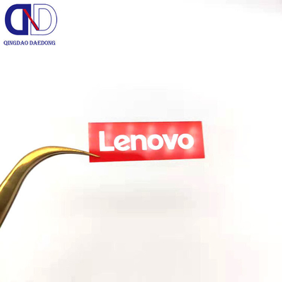 Logo personnalisé Accepté Adhésif acrylique Lenovo Plaque de nom pour les besoins personnalisés