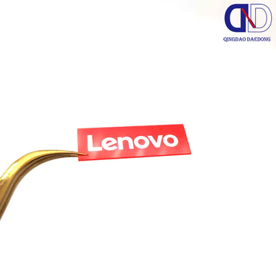 Logo personnalisé Accepté Adhésif acrylique Lenovo Plaque de nom pour les besoins personnalisés