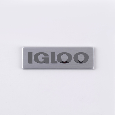 Emballage Impression de plaques d'immatriculation métalliques avec des signes et logos électroformés personnalisés