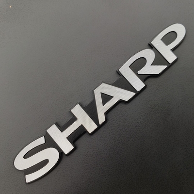 Logos métalliques électroformés au nickel Installation OEM