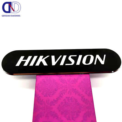 Signage métallique électroformé au nickel Production sur mesure pour les objets en plastique métallique euro