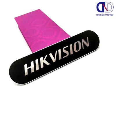 Signage métallique électroformé au nickel Production sur mesure pour les objets en plastique métallique euro