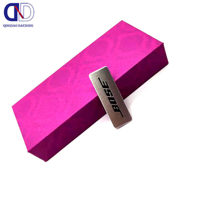 Logos personnalisés en aluminium métal Signes électroformés pour l'identification et la marque du produit