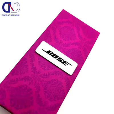 Logos personnalisés en aluminium métal Signes électroformés pour l'identification et la marque du produit